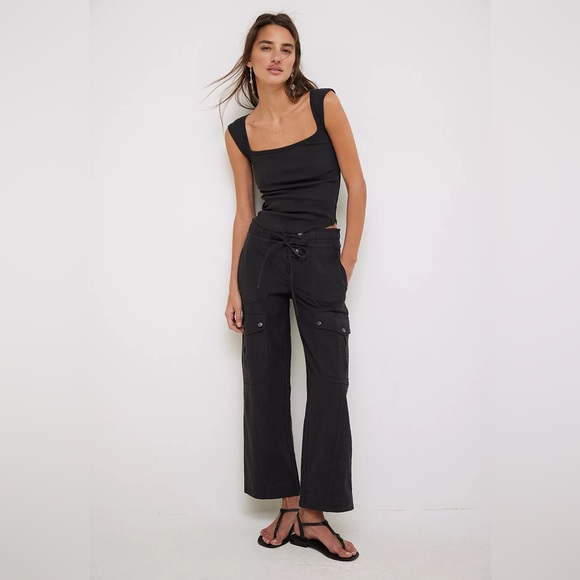 Free People We The Free Park Ave Pants in Black XL
